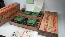 RARE VINTAGE CONNECTICUT DUPLEX TELEPHONES FOR HOME,BUSINESS,PLAY 2 PHONE SYSTEM picture