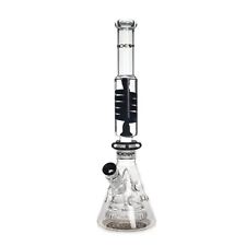 Phoenix Star Freezable Coil Bong boros glass With Pyramid Beaker Perc 18 Inches picture