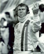 AWESOME Steve McQueen Poster LeMans 2 Fingers up picture