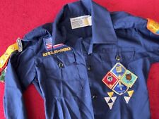 Vintage Child’s Size 12 Boy Scouts BSA Old Colony Council Mass 748 LS Shirt picture
