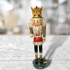 Vintage 1998 Bombay Company - 20”  King With Frog Nutcracker Used picture