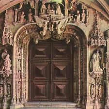 Lisbon Portugal PRT Jeronimo's Monastery Porch Gothic Lisboa Ephemera Postcard picture