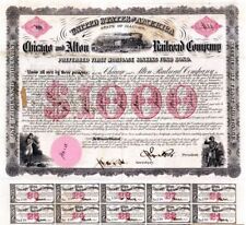 Chicago and Alton Railroad Co. - $1,000 - Bond - Railroad Bonds picture