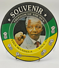 Viva Mandela Viva ANC Freedom of the 90s Souvenir  Tin Plate With Wall Hanger picture