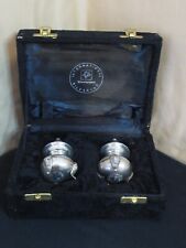 VINTAGE INTERNATIONAL SILVER CO.  SILVERPLATED  SALT & PEPPER  SHAKERS IN BOX picture