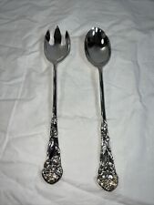 Godinger Silver Art Co. Serving spoon and Spork 10