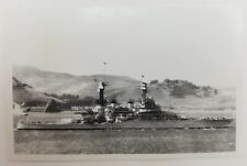U.S.S. California Naval Ship RPPC Real Photo Postcard Unposted A746 picture