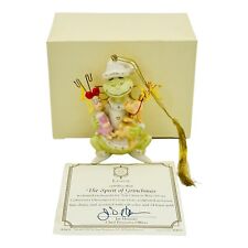 Lenox The Spirit Of Grinchmas Christmas Ornament With COA In Box NEW picture