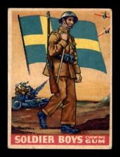 1936 Goudey R142 Soldier Boys #6 Sweden GD *e1 picture