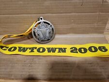 2006 Fort Worth,Texas The Cowtown Marathon Finisher Medal picture