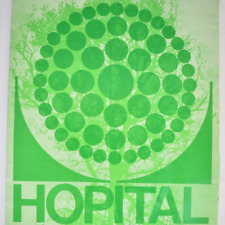 Vintage 1979 South Hospital Hopital Sud Menu La Roche-sur-Yon France picture