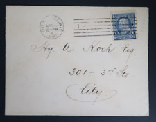 1895 Vintage Envelope Benjamin Franklin 1 Cent Stamp APR Wisconsin picture