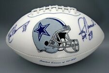 Dallas Cowboys NFL Super Bowl Jay Novacek & Drew Pearson Autographed Football picture