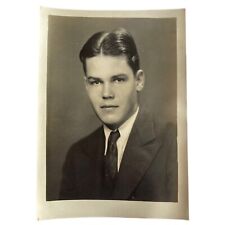 Male Photo Portrait Gilman School Cynosure Yearbook CDV Snapshot Vintage Found picture