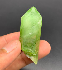 25.4 Gram Natural Peridot Large Crystal Pakistan Good Terminated Rough Specimen picture