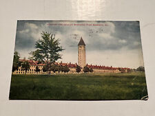 Old Postcard, Infantry and Cavalry Barracks, Fort Sheridan, IL, Postmarked 1917 picture