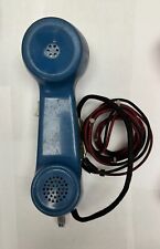 Vintage Rotary Dial Blue Lineman's Butt Phone Set - Used  6569 picture