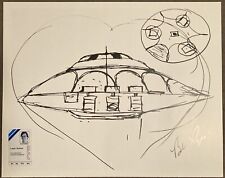 UFO 8.5X11 AREA 51 BOB LAZAR AUTOGRAPH SIGNED PHOTO FLYING SAUCER POSTER REPRINT picture