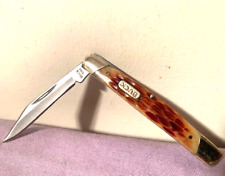 Buck 379 Solo Single Flat Blade Bone Handle Folding Pocket Knife- Excellent Cond picture