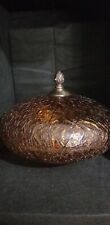 Vintage Textured Mid Century Ceiling Light Shade (Amber) A Beauty picture