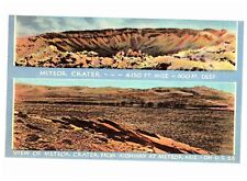Meteor Crater Arizona, 4150 Ft. Wide, 600 Ft. Deep Highway 66 View  Postcard AZ picture