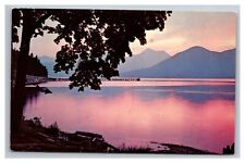 Postcard Washington State Olympic Mountains Hood Canal picture