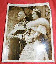 Lot of 14 Vintage Press Photos from the 1939 Royal Tour of Canada - King George picture