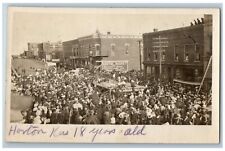 c1905 Fair Carnival Show Horton Racket Horton Kansas KS RPPC Photo Postcard picture