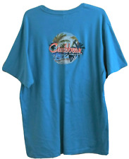 Princess Cruise Line Embroidered Caribbean T-Shirt Adult 2XL XX-Large Size picture