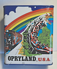 Opryland USA Souvenir Coin Bank Tin Lizzie Grizzly River Rampage Roller Coaster picture