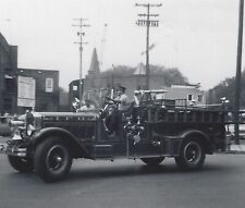 Ithaca Fire Department Truck Vintage Photo Aurora Street NY IFD picture