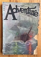 ADVENTURE   Nov 10, 1921  -Talbot Mundy issue that introduces JIMGRIM picture