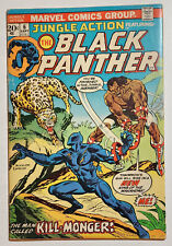 JUNGLE ACTION #6 1973 1st Solo BLACK PANTHER story, 1st appearance KILLMONGER FN picture