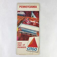 Vintage 1965 Citgo Pennsylvania Map picture