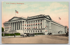 Washington DC US Treasury Building Divided Back Postcard picture