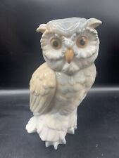 Beautiful Nao Daisy Lladro Short Eared Owl Porcelain Figurine 1979 - 6 3/4” picture