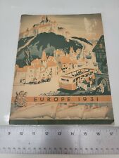 Europe vintage the travel guide inc 1931 Canadian Pacific  picture