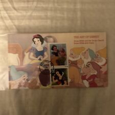Art Of Disney Snow White And The Seven Dearfs Stamped Envelope  picture