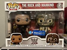 Funko Pop 2 Pack WWE ROCK and MANKIND Vinyl Figures Walmart Exclusive picture