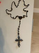 Antique Silver 7 Decade Rosary picture
