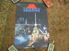 Star Wars Trilogy Original CBS Fox Video 1990 Promo Poster Jedi Empire New Hope picture