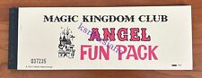 1967 DISNEYLAND MKC ANGEL FUN PACK TICKET BOOK Castles & Stars DISNEY BASEBALL picture