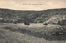 Mountain View near Kerrville Texas TX c1910 Postcard picture