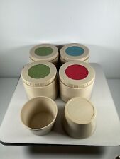 Retro Vintage Insulated Thermos Soup Jars lot of 4 with 2 cups 1970’s picture
