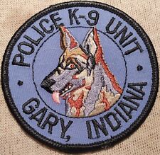 IN Gary Indiana K-9 Unit Police Patch (3In Diameter) picture