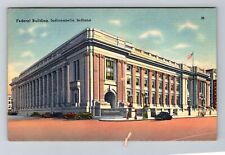 Indianapolis, IN-Indiana, Federal Building Antique, Vintage Souvenir Postcard picture