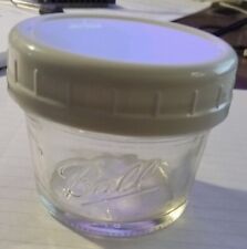 Ball Mason Jar with Plastic Cap, Small 1/2 cup capacity picture