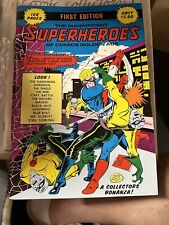 The magnificent Superheroes of comics golden age first edition special picture