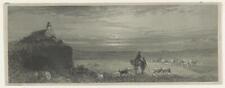 Photo:Goats in the field, Chapman, J. G. (John Gadsby), 1808-1889, artist picture