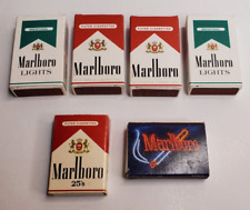 Marlboro Collectors Matches Mini Box Vintage Germany 1996 Lot of 6 Wooden picture